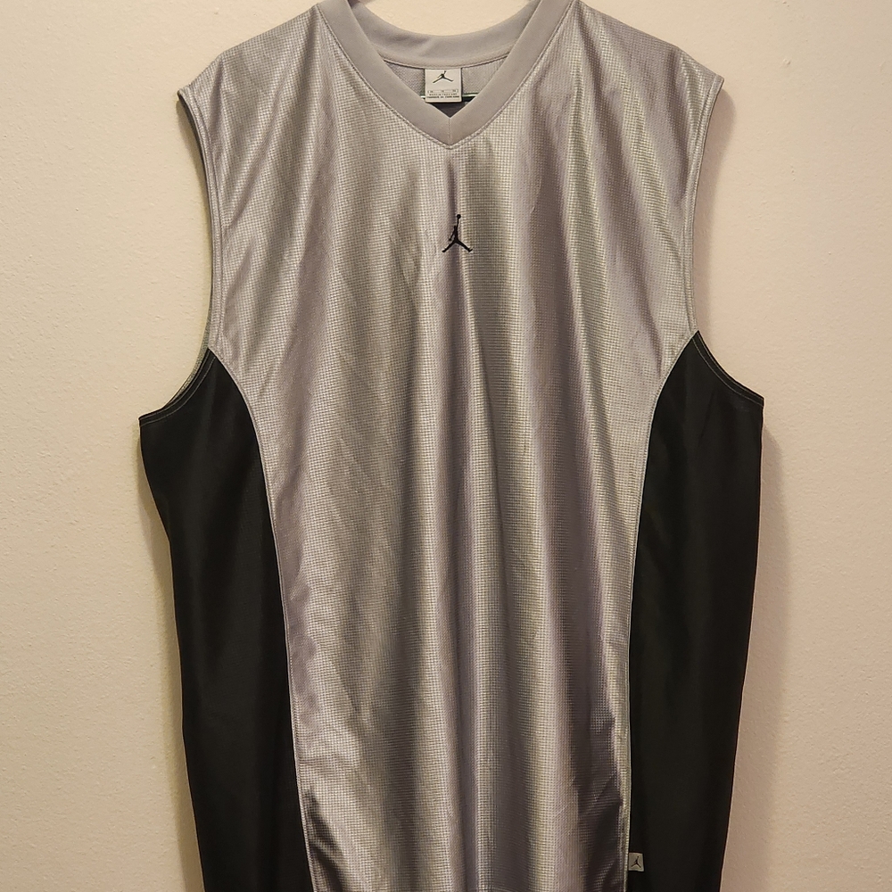 Silver "Vintage Jordan Basketball Set w/ Shorts"